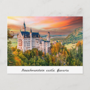 Carte Postale Château de Neuschwanstein, Bavière
