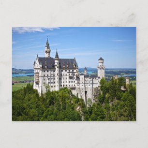 Carte Postale Château de Neuschwanstein en Allemagne Photo