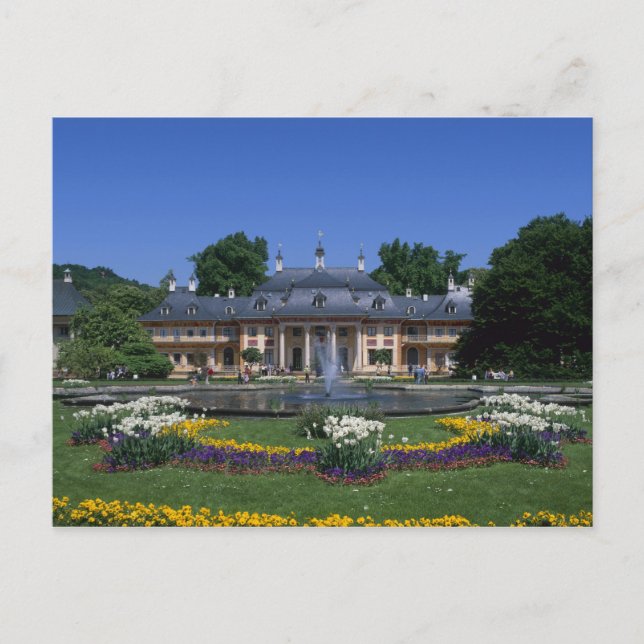 Carte Postale Château de Pillnitz, Dresde, Saxe, Allemagne (Devant)