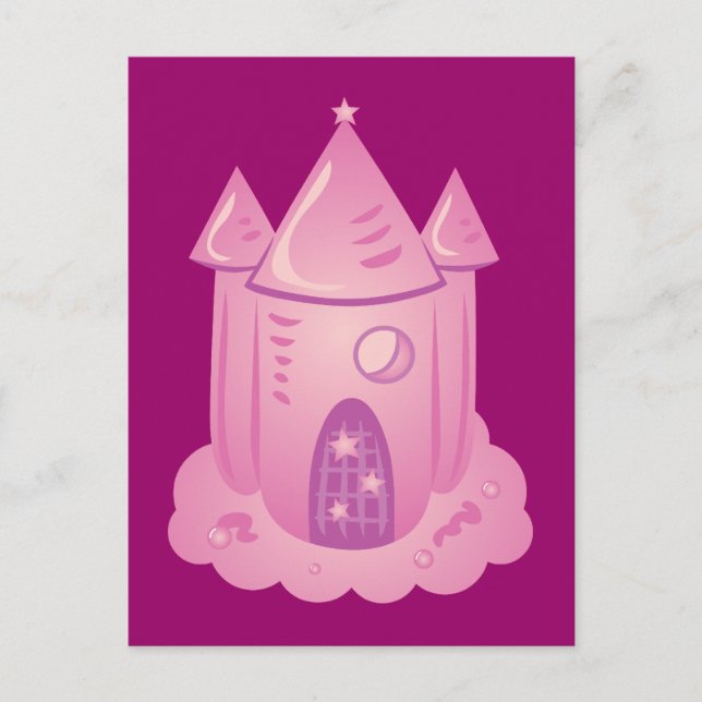 Carte Postale Château de Pink Fairytale (Devant)
