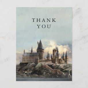 Carte Postale Château de Poudlard Harry Potter Merci