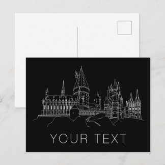 Carte Postale CHÂTEAU DE Poudlard™ Plan d'ensemble