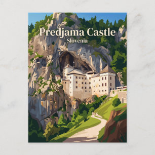 Carte Postale Château de Predjama Slovénie
