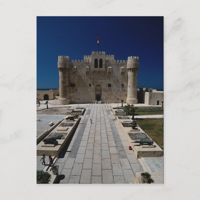 Carte Postale Château de Qaitbay, Alexandrie, Egypte (Devant)