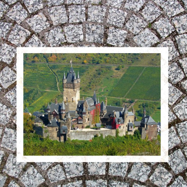 Carte Postale Château de Reichsburg Cochem, Allemagne (Créateur téléchargé)