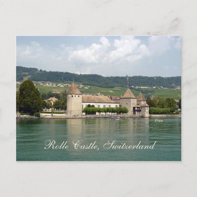 Carte Postale Château de Rolle (Devant)