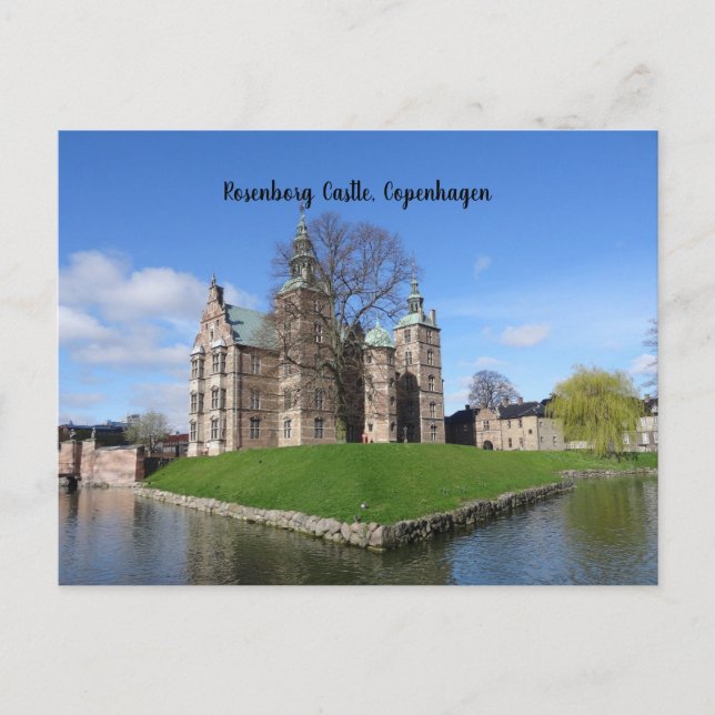 Carte Postale Château de Rosenborg, Copenhague, Danemark (Devant)