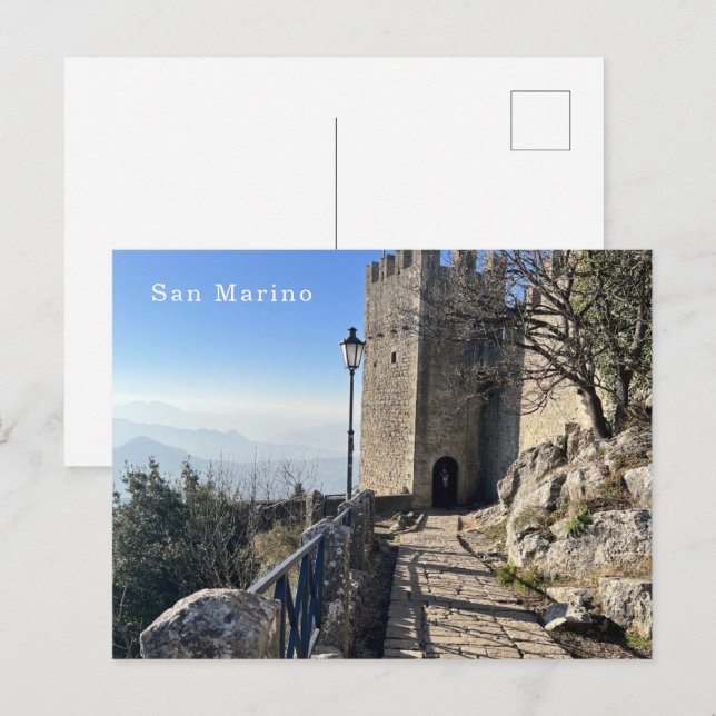 Carte Postale Château de Saint-Marin  (Devant / Derrière)