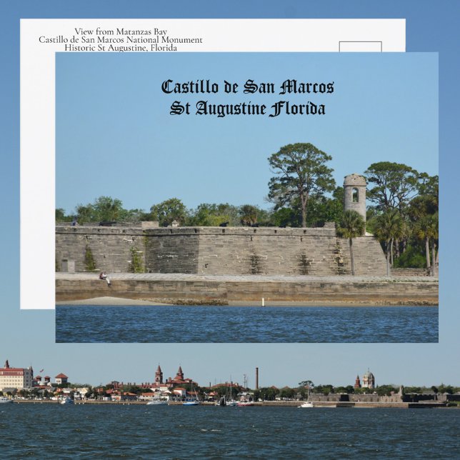 Carte Postale Château de San Marcos St Augustine FL historique (Créateur téléchargé)