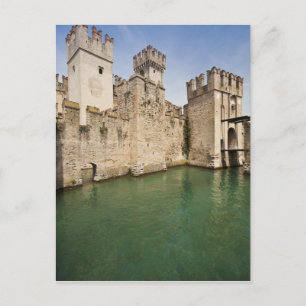 Carte Postale Château de Scaliger, Sirmione, province de Brescia