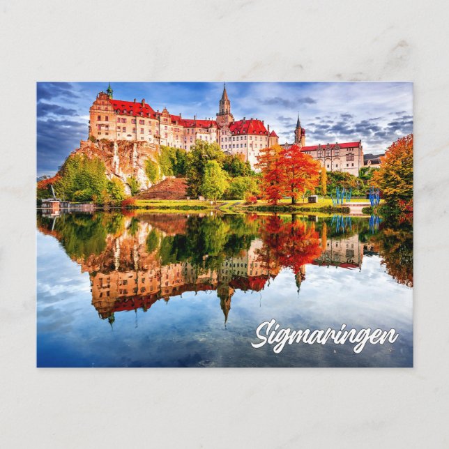Carte Postale Château de Sigmaringen, Allemagne (Devant)
