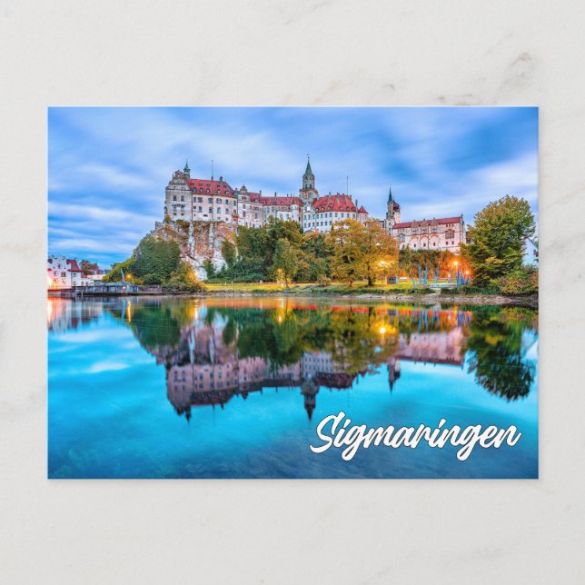 Carte Postale Château de Sigmaringen, Allemagne (Devant)