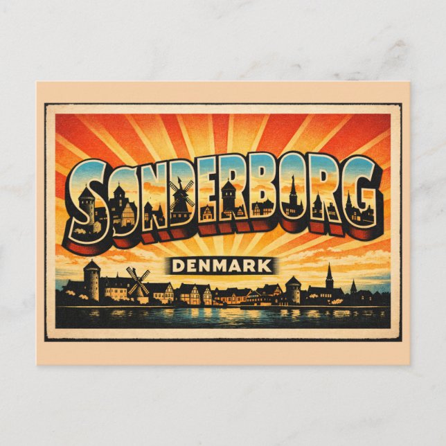 Carte Postale Château de Sønderborg Danemark (Devant)