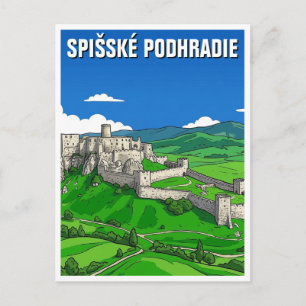 Carte Postale Château de Spiš