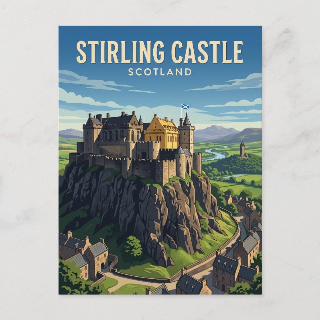 Carte Postale Château de Stirling Écosse (Devant)