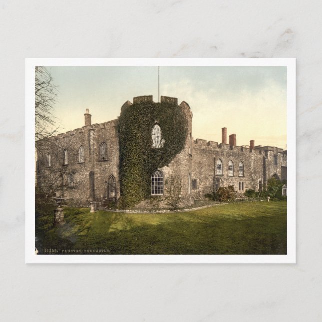 Carte Postale Château de Taunton, Somerset, Angleterre (Devant)