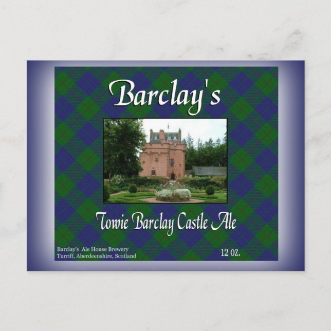 Carte Postale Château de Towie Barclay à Barclay Ale (Devant)