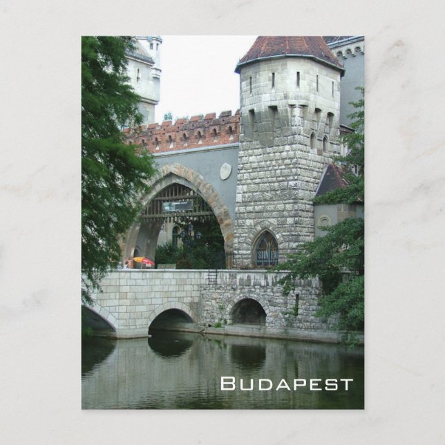 Carte Postale Château de Vajdahunyad - Budapest (Devant)