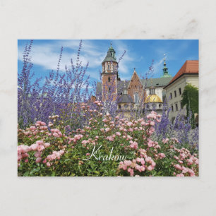 Carte Postale Château de Wawel, Europe, Pologne, Cracovie