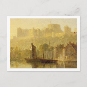 Carte Postale Château de Windsor depuis la Tamise (huile sur car