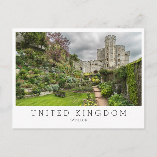 Carte Postale Château de Windsor, Londres, Angleterre (Devant)