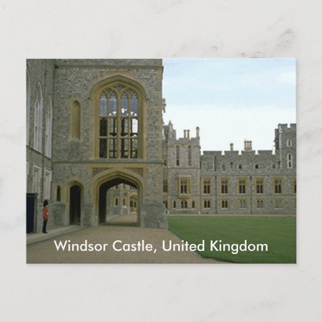 Carte Postale Château de Windsor, Royaume-Uni (Devant)