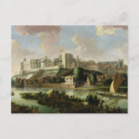 Château de Windsor vu de la Tamise, vers 1700 (hui