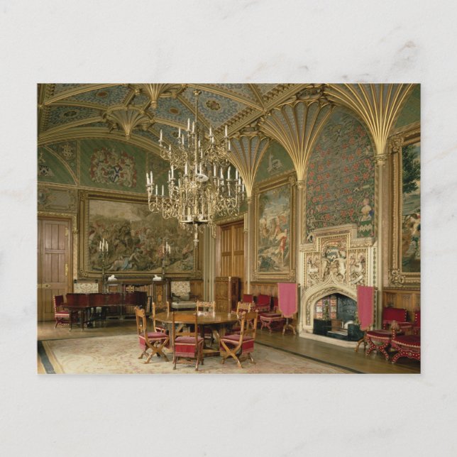 Carte Postale Château d'Eastnor, Herefordshire : le dessin (Devant)