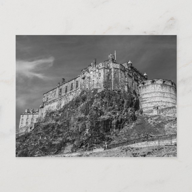 Carte Postale Château d'Edimbourg, Ecosse (Devant)