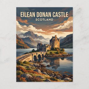 Carte Postale Château d'Eilean Donan Écosse