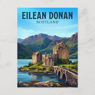 Carte Postale Château d'Eilean Donan Écosse