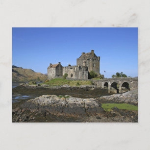 Carte Postale Château d'Eilean Donan, Écosse. Le célèbre Eilean 