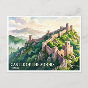 Carte Postale Château des Maures Sintra Portugal