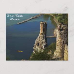 Carte Postale Château Devin Slovaquie Voyage Tour Maiden Photo