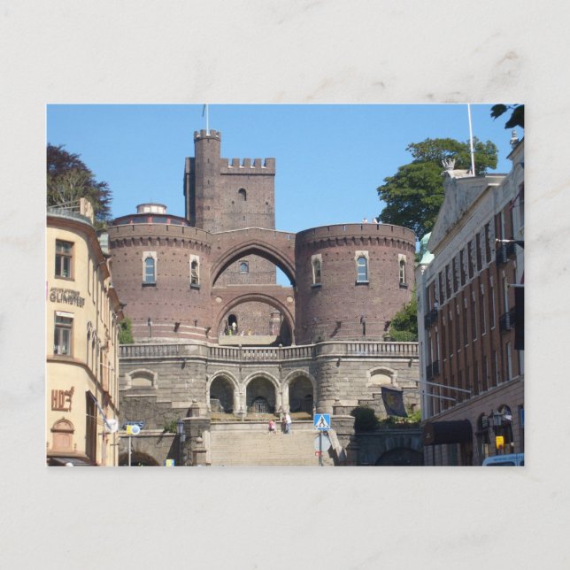 Carte Postale Château d'Helsingborg - Suède (Devant)