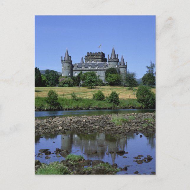 Carte Postale Château d'Inverary, Strathclyde, Écosse (Devant)