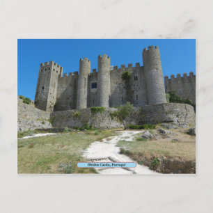 Carte Postale Château d'Óbidos, Portugal