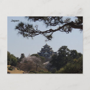 Carte Postale Château d'Okayama, Okayama, Japon