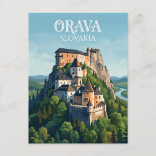 Carte Postale Château d'Orava Slovaquie
