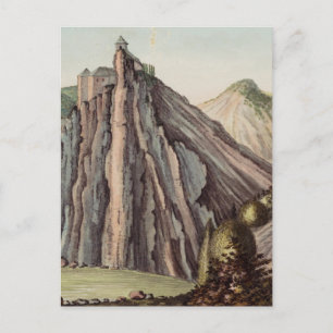 Carte Postale Château d'Orava vu du côté nord en Slovaquie