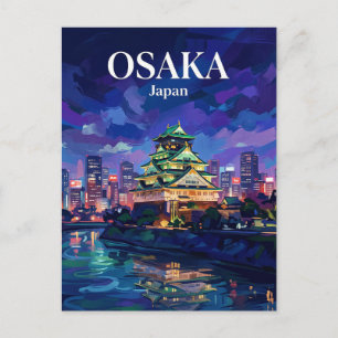 Carte Postale Château d'Osaka Japon