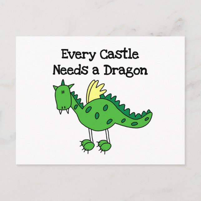 Carte Postale Château Dragon (Devant)