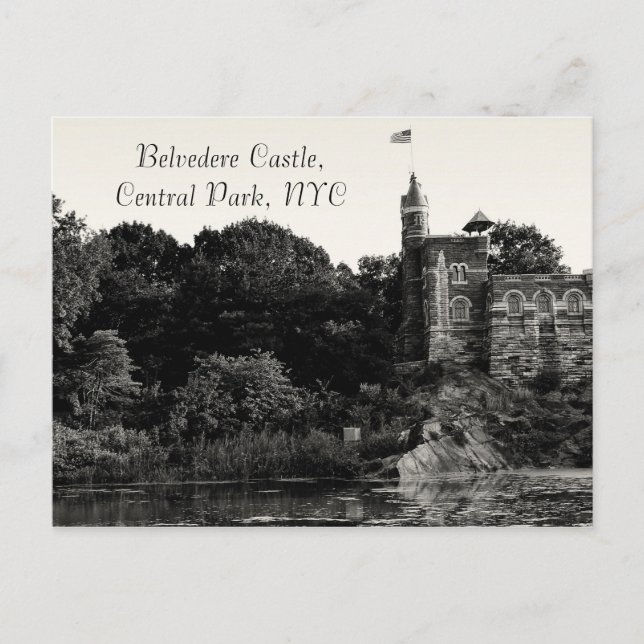 Carte Postale Château du Belvédère, Central Park NYC (Devant)