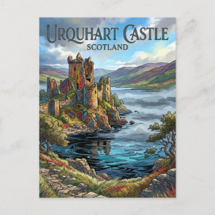 Carte Postale Château d'Urquhart Écosse
