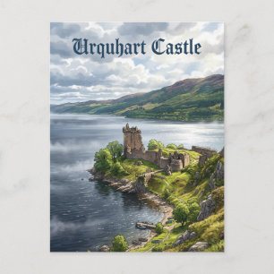 Carte Postale Château d'Urquhart Royaume-Uni