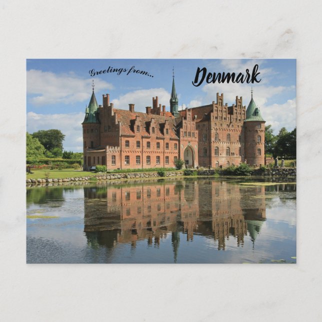 Carte Postale Château Egeskov Egeskov Gade Kvæ rndrup Danemark (Devant)