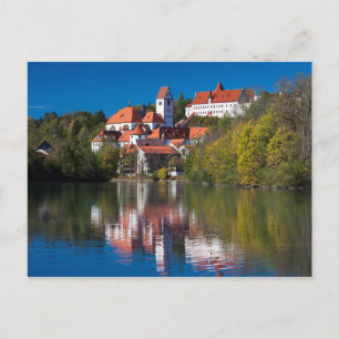 Carte Postale Château et Abby au bord de la rivière