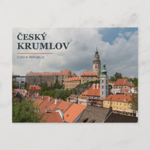 Carte Postale Château et ville historique de Český Krumlov