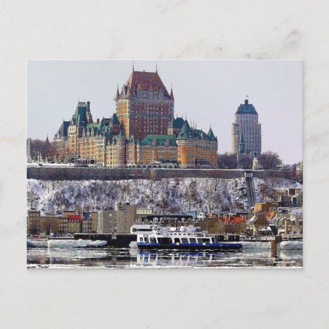 Carte Postale Château Frontenac (Devant)