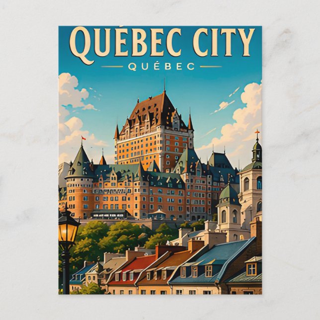 Carte Postale 🏰 Château Frontenac de Québec (Devant)